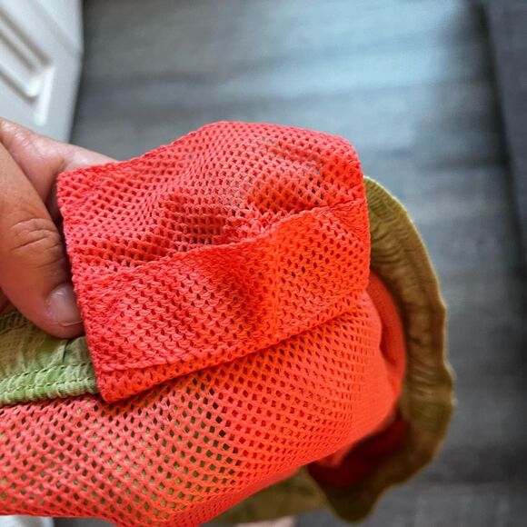 Tommy Bahama Relax Swim Trunks Green w/palm Trees, Sz Large,  drawstring elastic - Picture 9 of 11